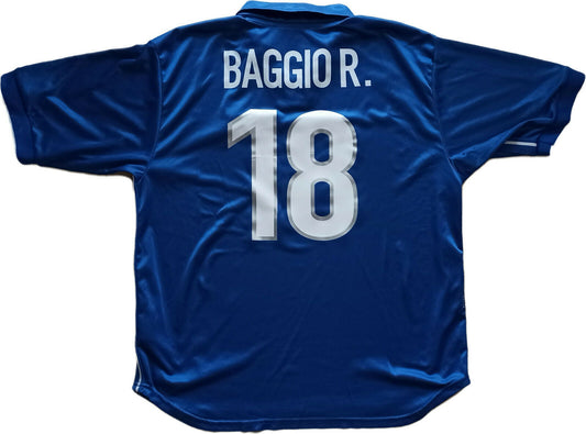 maglia italia roberto Baggio mondiali FIFA WORLD CUP 1998 jersey shirt NIKE XL