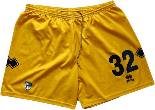 shorts parma Marchionni Jersey Erreà MATCH WORN 2005 2006 Tecnocasa XL