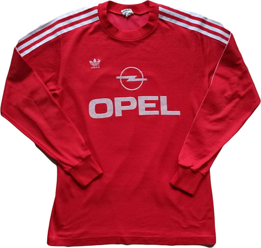 trikot Bayern Monaco vintage adidas #10 OPEL Munich Home Shirt 1988-89 UEFA CUP