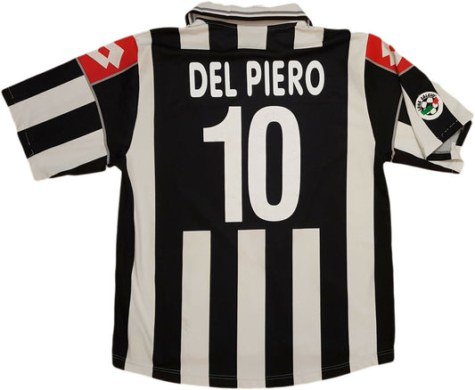 maglia juventus del piero Lotto 2000 2001 L home Serie A Tele+ jersey vintage