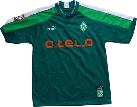 maglia Werder Bremen PUMA Bode #17 vintage Home Shirt 1996 1997 O.TEL.O calcio