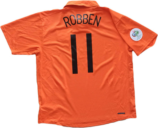 vintage Robben jersey football Holland world cup 2006 jersey Nike netherlands XL