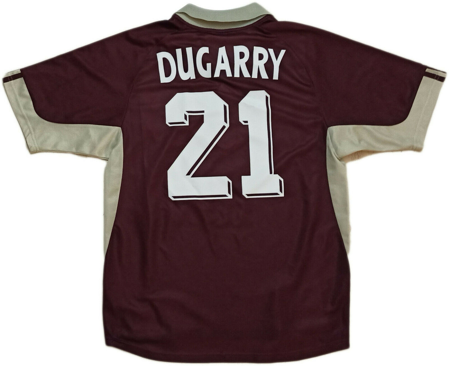 maillot Girondins de Bordeaux Dugarry #21 Adidas vintage 2000 2001 L away *NEW*