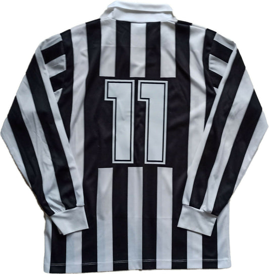 maglia juventus RAVANELLI Home L 1992-93 calcio Danone Kappa jersey vintage