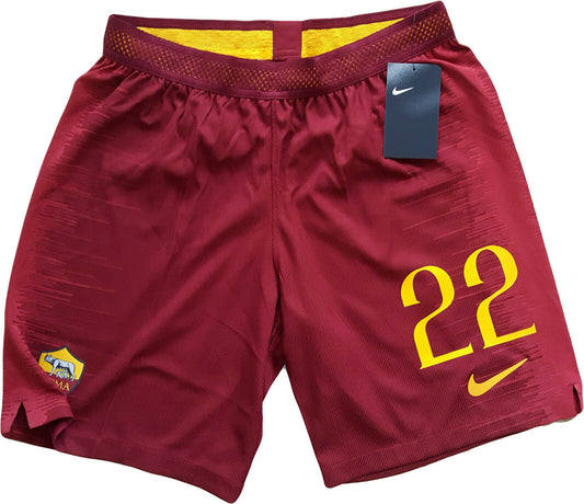 roma worn player issue ZANIOLO #22 nike shorts 2018-2019 pantaloncini magazzino