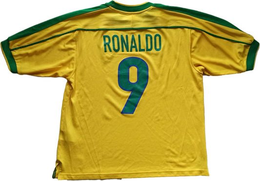 maglia camiseta Ronaldo brasil World Cup 1998 XL shirt jersey France 1998 Nike