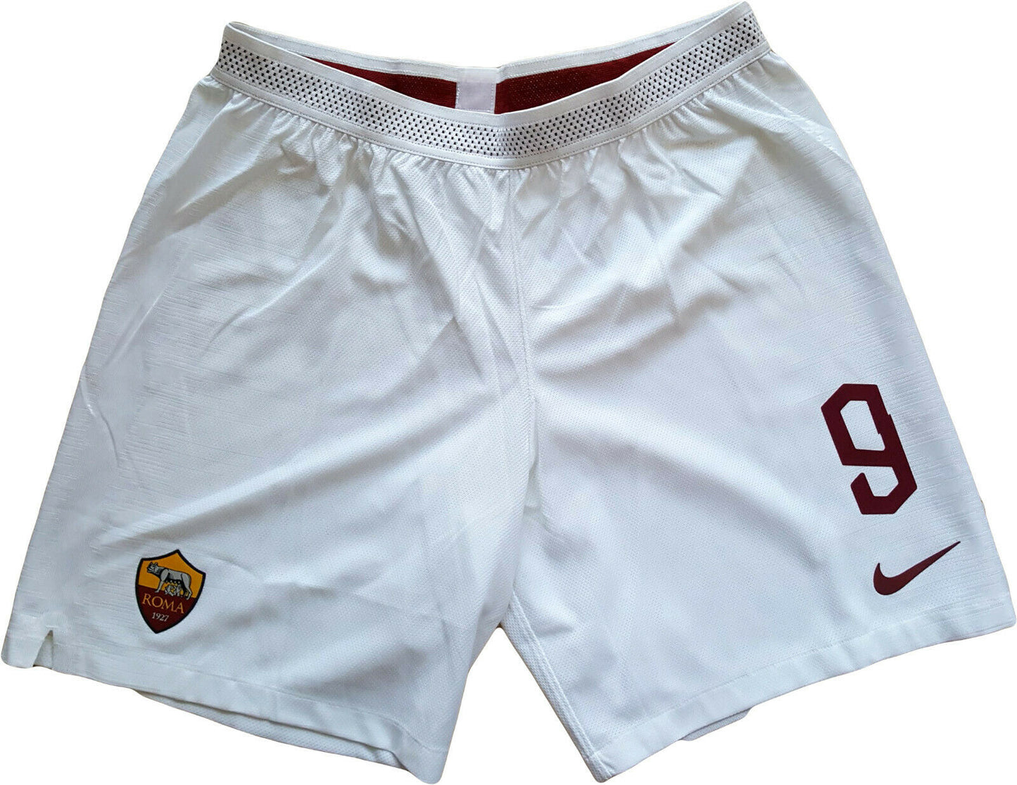 roma worn player issue dzeko #9 nike shorts 2019-2020 pantaloncini magazzino