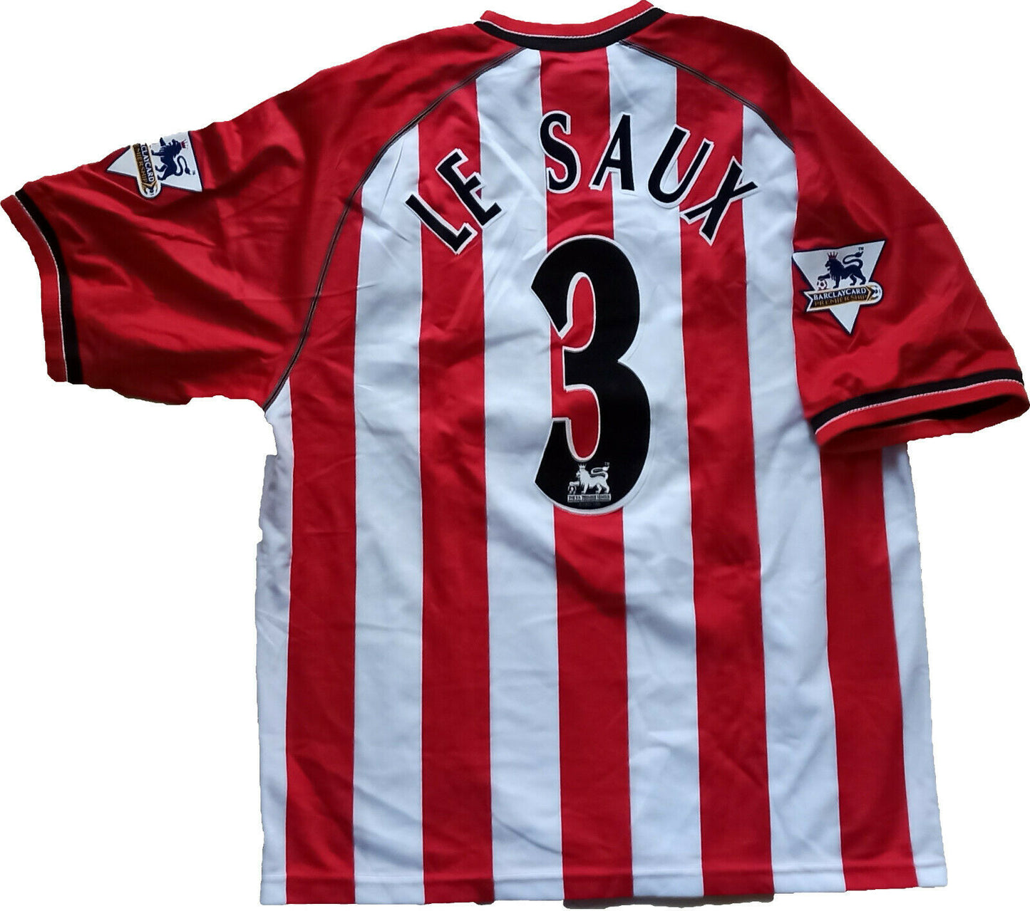 Maglia match worn Southampton calcio LE SAUX UNWASHED 2003 2004 Shirt Jersey XL