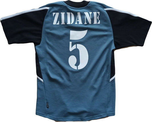 maglia calcio Real Madrid vintage ZIDANE Mobile camiseta 2001 2002 LFP camiseta