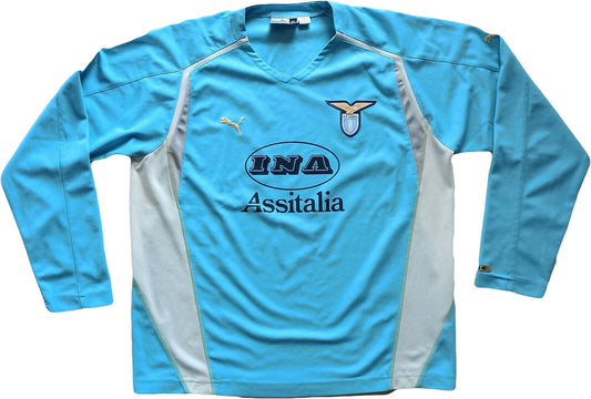 maglia vintage Lazio Puma SERIE A 2004 supercoppa JERSEY INA XL away