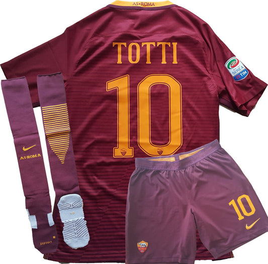 Totti roma SERIE A Ufficiale no match worn 2016 17 JERSEY NIKE STADIUM M