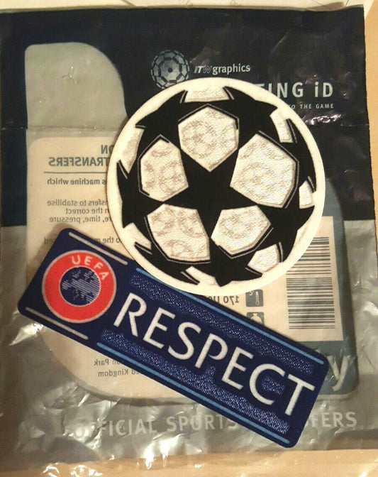 patch toppa UEFA CHAMPIONS LEAGUE UCL ufficiale SensCilia SportingID match worn