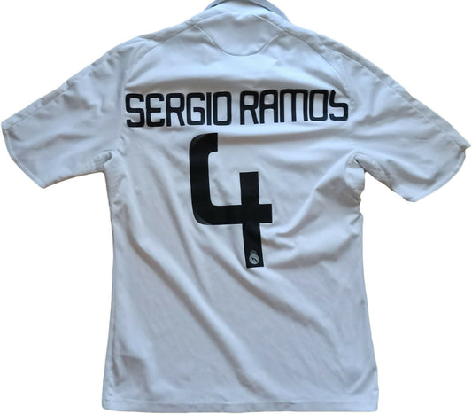 maglia Sergio Ramos Real madrid adidas 2008 2009 S home vintage jersey