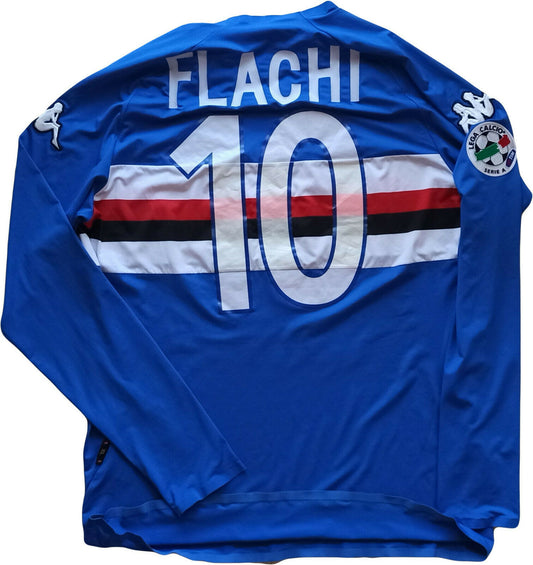 maglia match worn Sampdoria calcio vintage FLACHI 2006 2007 jersey vintage