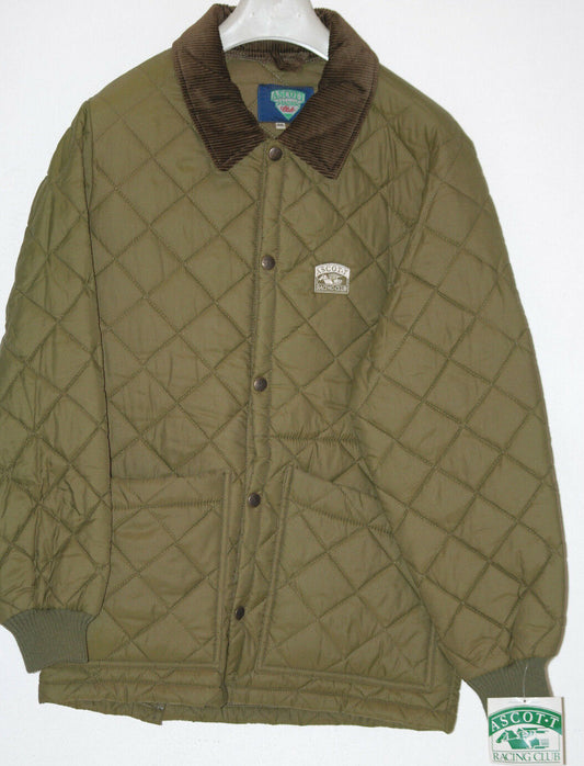 vintage barbour bedale quilted bomber ASCOTT racing shiny sport grenoble