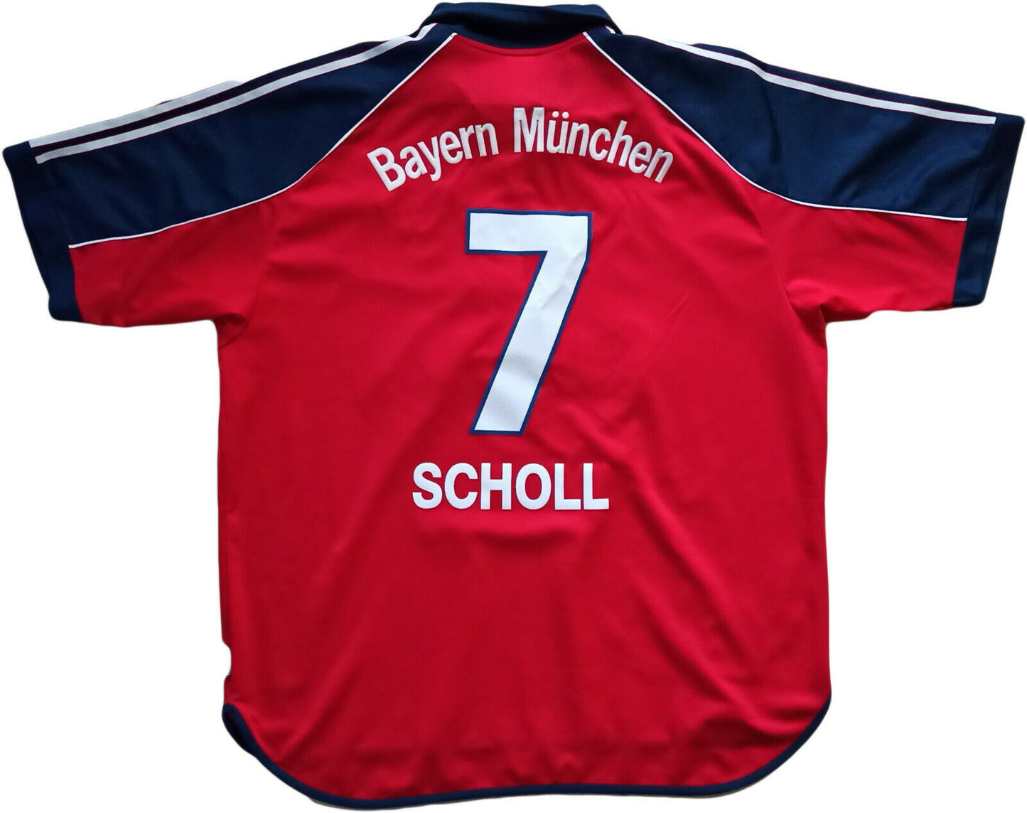 maglia Bayern Monaco Scholl Trikot Maillot Football Home Shirt 1999 2000 opel XL