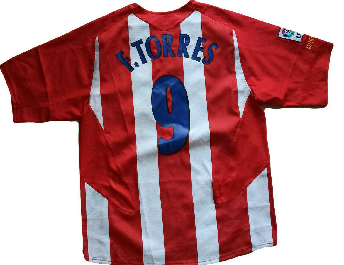 maglia calcio Atletico madrid Nike TORRES Jersey vintage Calcio 2005 2006 Shirt