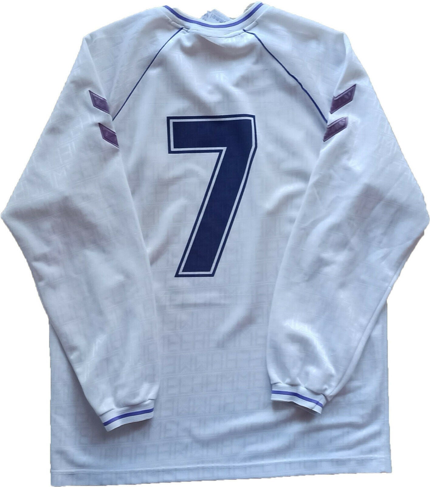 maglia calcio camiseta vintage Real Madrid Butragueno #7 match issue worn 1990