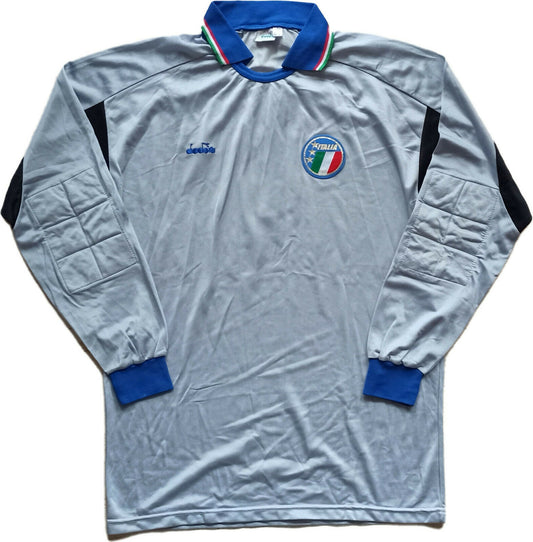 maglia calcio italia vintage Goalkeeper Pagliuca Tancredi Zenga Diadora 1992-93