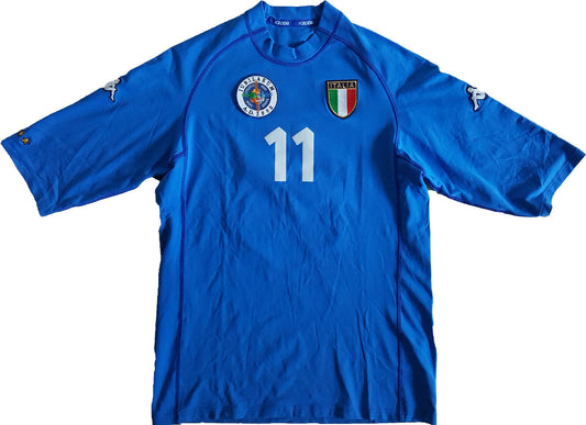 maglia calcio Del Piero Italia Giubileo game 87%13% Italy match issue XL