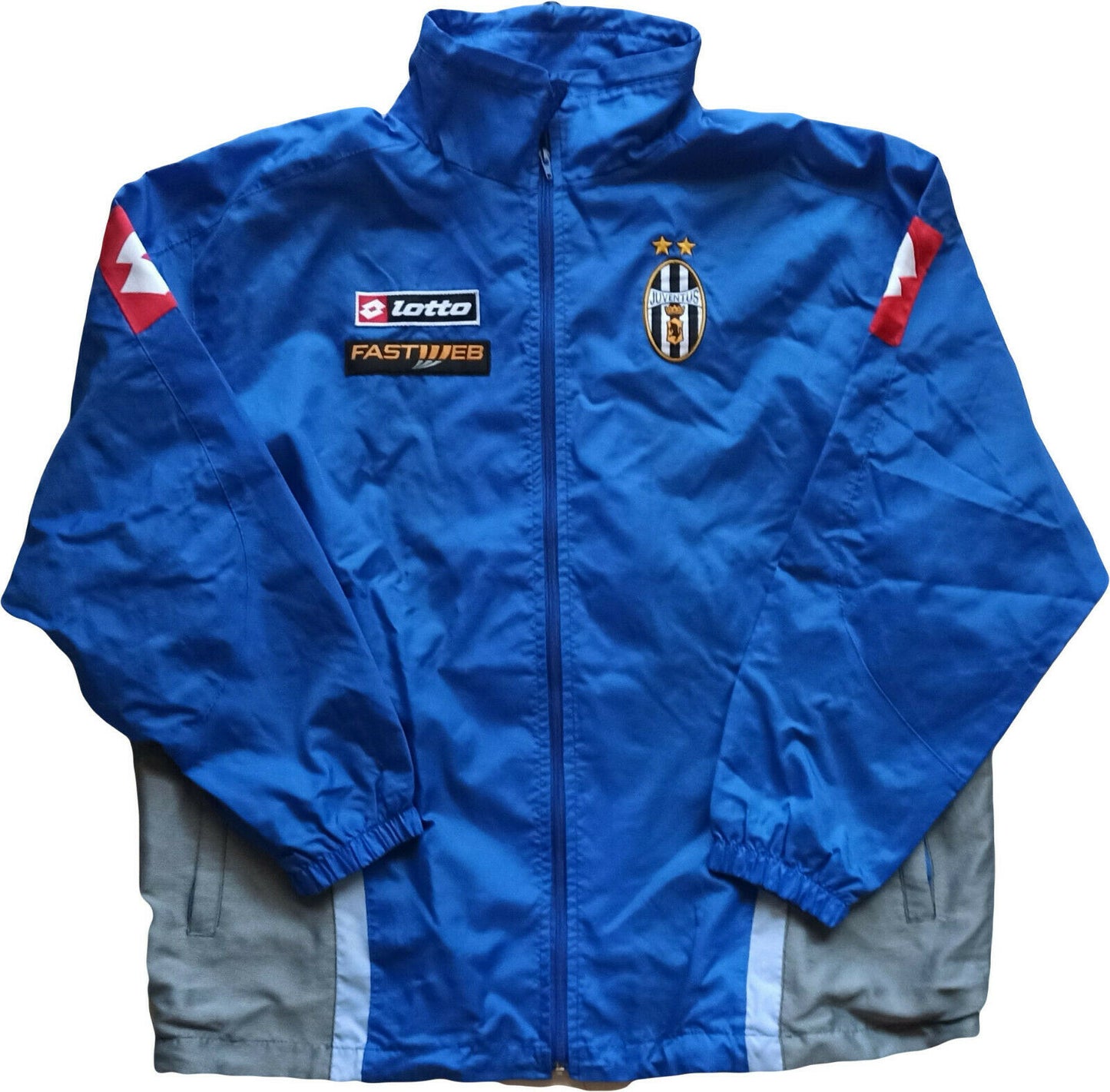 giacca Juventus Calcio Del Piero Lotto Fastweb 2001 2002 scudetto track top