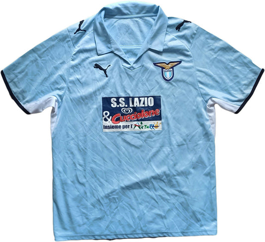 maglia calcio Lazio 2008 2009 Cucciolone day Abruzzo shirt Puma