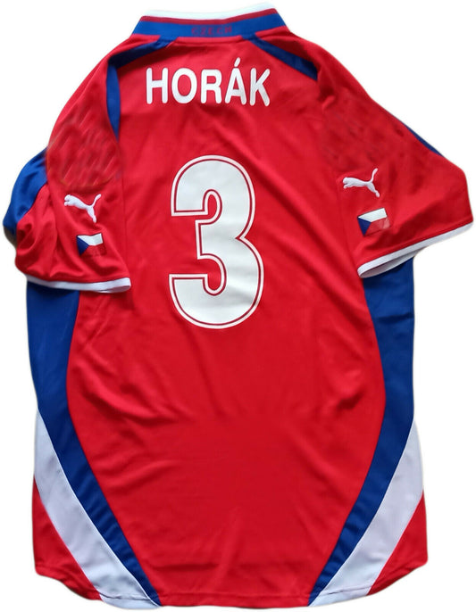 maglia calcio Match worn Czech Republic HORAK player issue 2000 Puma