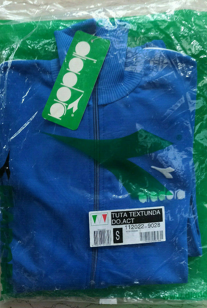 Maglia italia vintage 1986 diadora ITALIA 90 ROBERTO BAGGIO tracktop sweatshirt