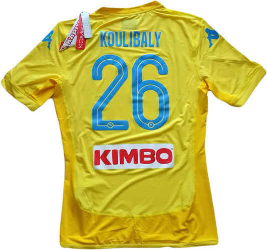 Maglia Calcio player issue Worn Shirt Napoli Jersey 2017-18 Koulibaly garofalo