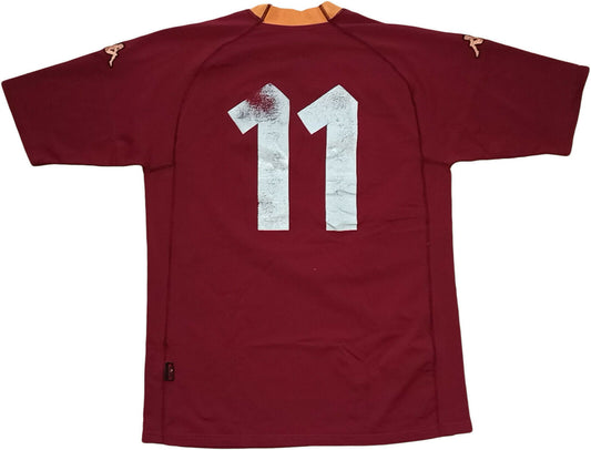 maglia calcio roma 2000 2001 Ina Assitalia Kappa 87%13% match worn pre season