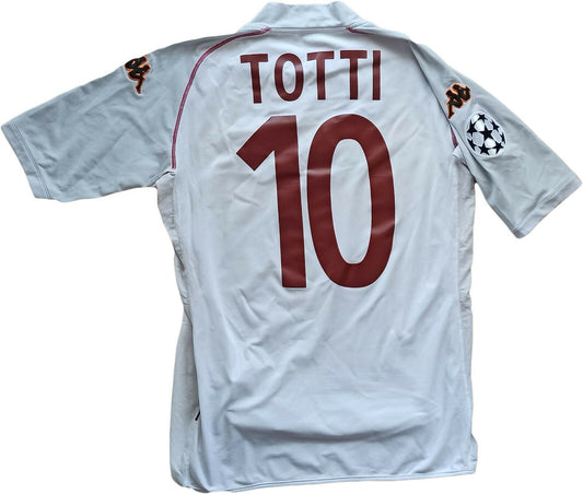 maglia calcio roma totti 2002 2003 Champions League MAZDA Kappa vintage shirt