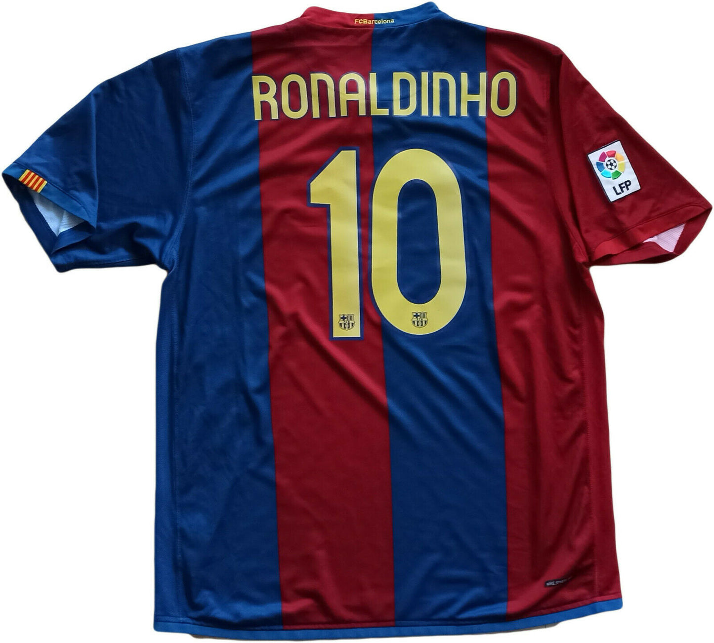 maglia calcio Ronaldinho Barcellona Nike Barca 2006 2007 XL unicef cam