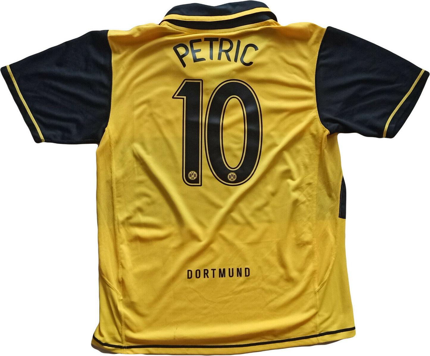 maglia calcio trikot vintage Borussia Dortmund nike 2007-08 PETRIC shirt jersey