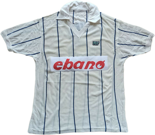 maglia calcio vintage Ennerre Pisa Calcio Ebano lanetta 1984-1985 tg52 shirt