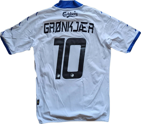 maglia calcio vintage Kappa Kobenhaven Copenaghen Carlsberg Gronkjaer match worn