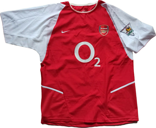 maglia Dionigi Arsenal vintage Nike 2002 O2 XL Highbury Premier