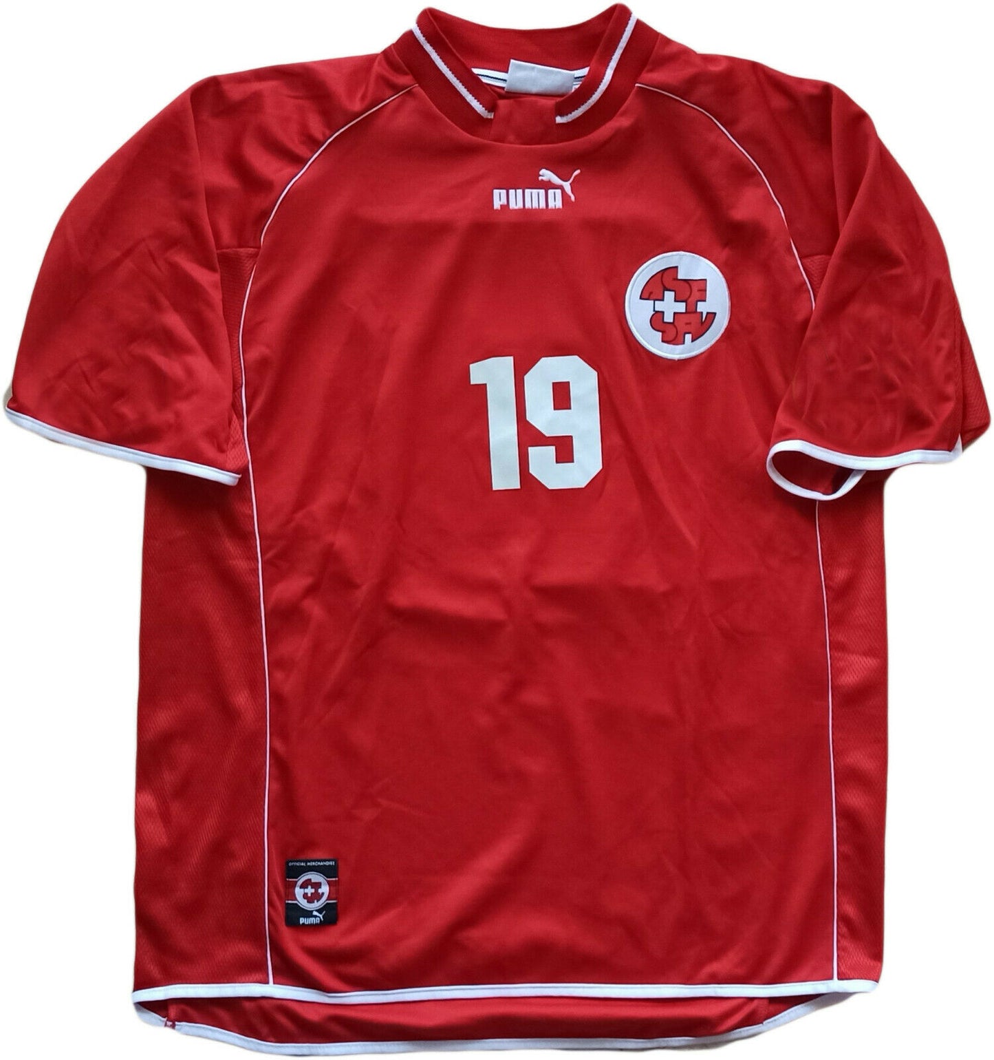 maglia calcio Match Suisse Switzerland BERISHA player issue 2000 Puma