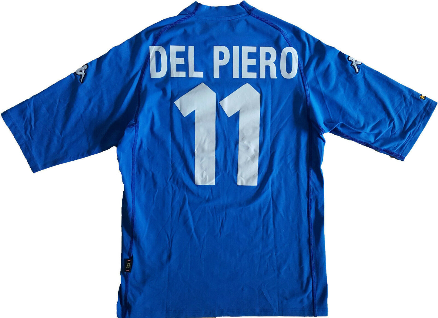 maglia calcio Del Piero Italia Giubileo game 87%13% Italy match issue XL