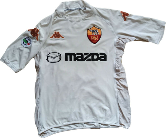 maglia calcio roma totti 2002 2003 Serie A MAZDA Kappa vintage shirt