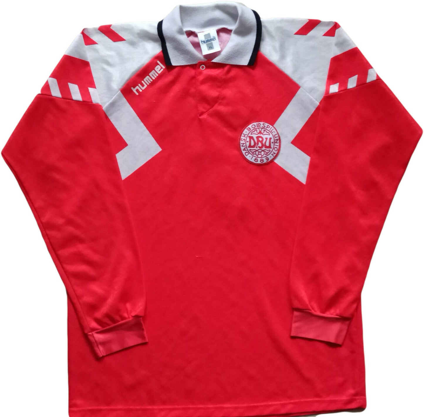 maglia calcio Danimarca Euro 1992 Winner Denmark LAUDRUP Hummel player shirt