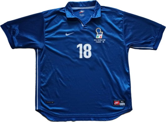 maglia italia roberto Baggio mondiali FIFA WORLD CUP 1998 jersey shirt NIKE XL