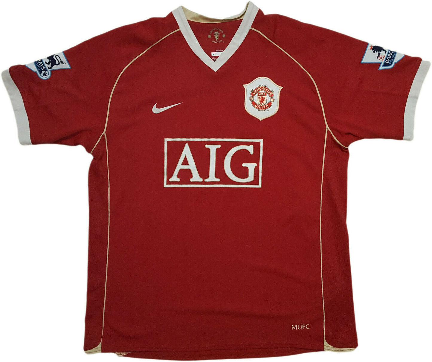 maglia manchester united Giggs #11 2006 2007 aig CR7 jersey premier M