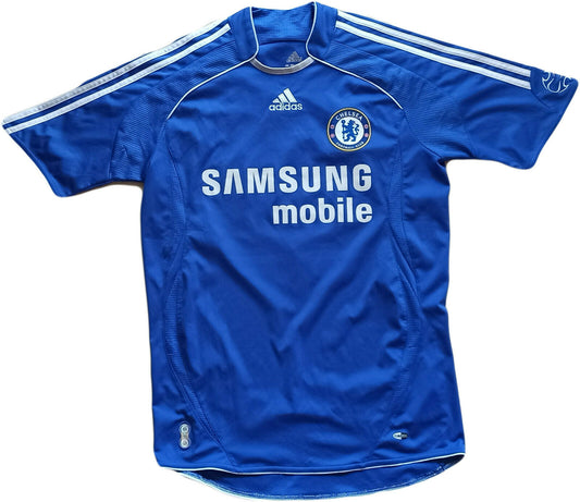 vintage shirt Chelsea Umbro Drogba 2007 2008 S Home Jersey samsung CHAMPIONS