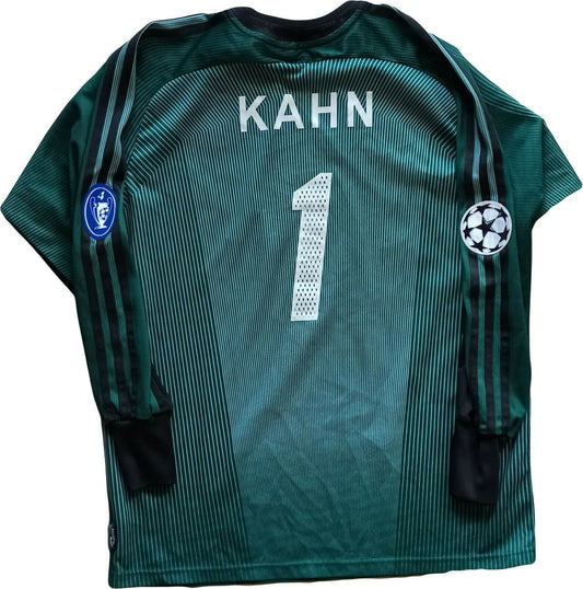 2003-04 Bayern Monaco Maglia portiere Kahn # 1 jersey goalkeeper shirt M