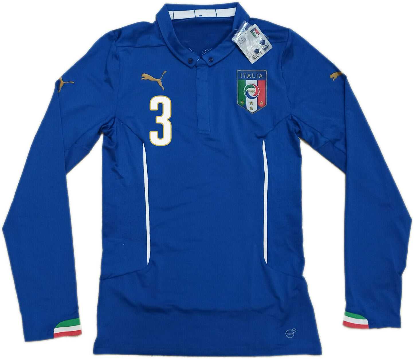 maglia Chiellini Puma italia match worn *player issue* magazzino nuova preparata