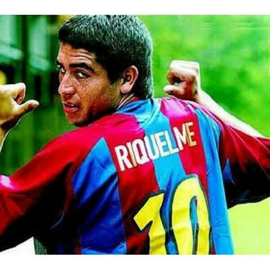 Riquelme shirt barcellona away #10 NIKE 2002 2003 home shirt jersey M