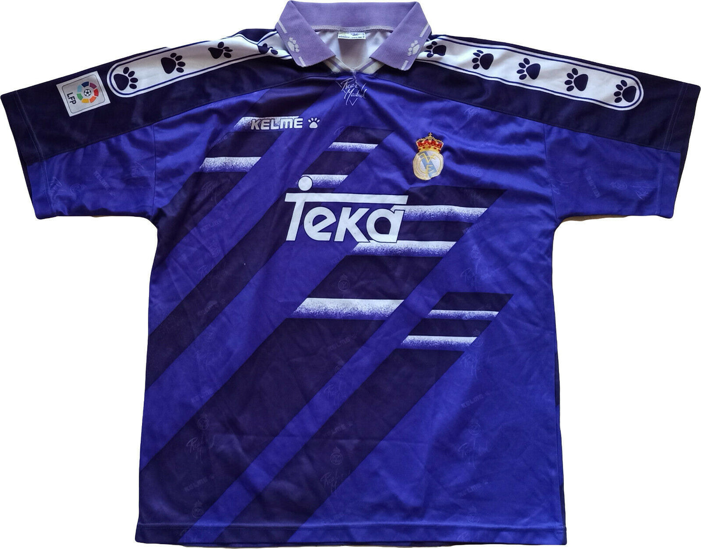 maglia Real madrid Suker 1995-96 Kelme football Teka vintage home jersey retro