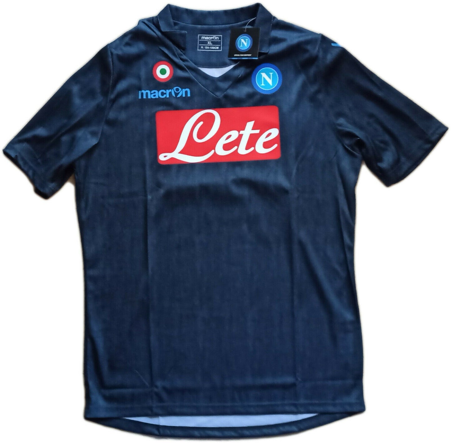 maglia Napoli Insigne 2014 2015 home Jersey Macron XL LETE Garofalo shirt