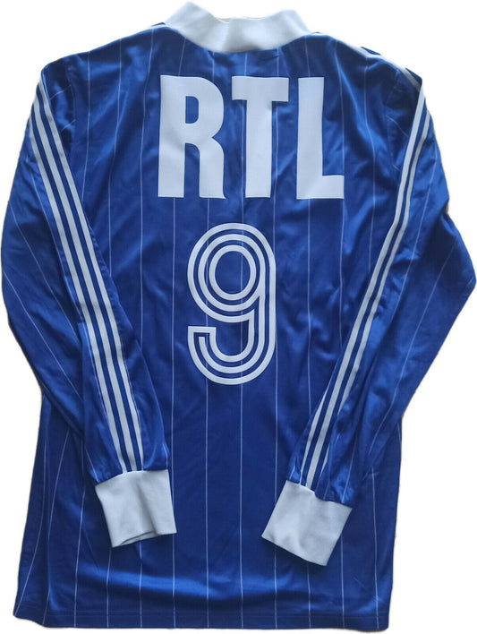 maglia maillot Olimpique de Marseille adidas 1981 Coupe de France RTL BASTIA