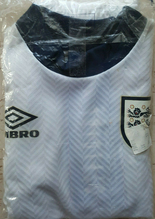 shirt vintage England Umbro World Cup France 1998 jersey player issue *NEW* 3-4y